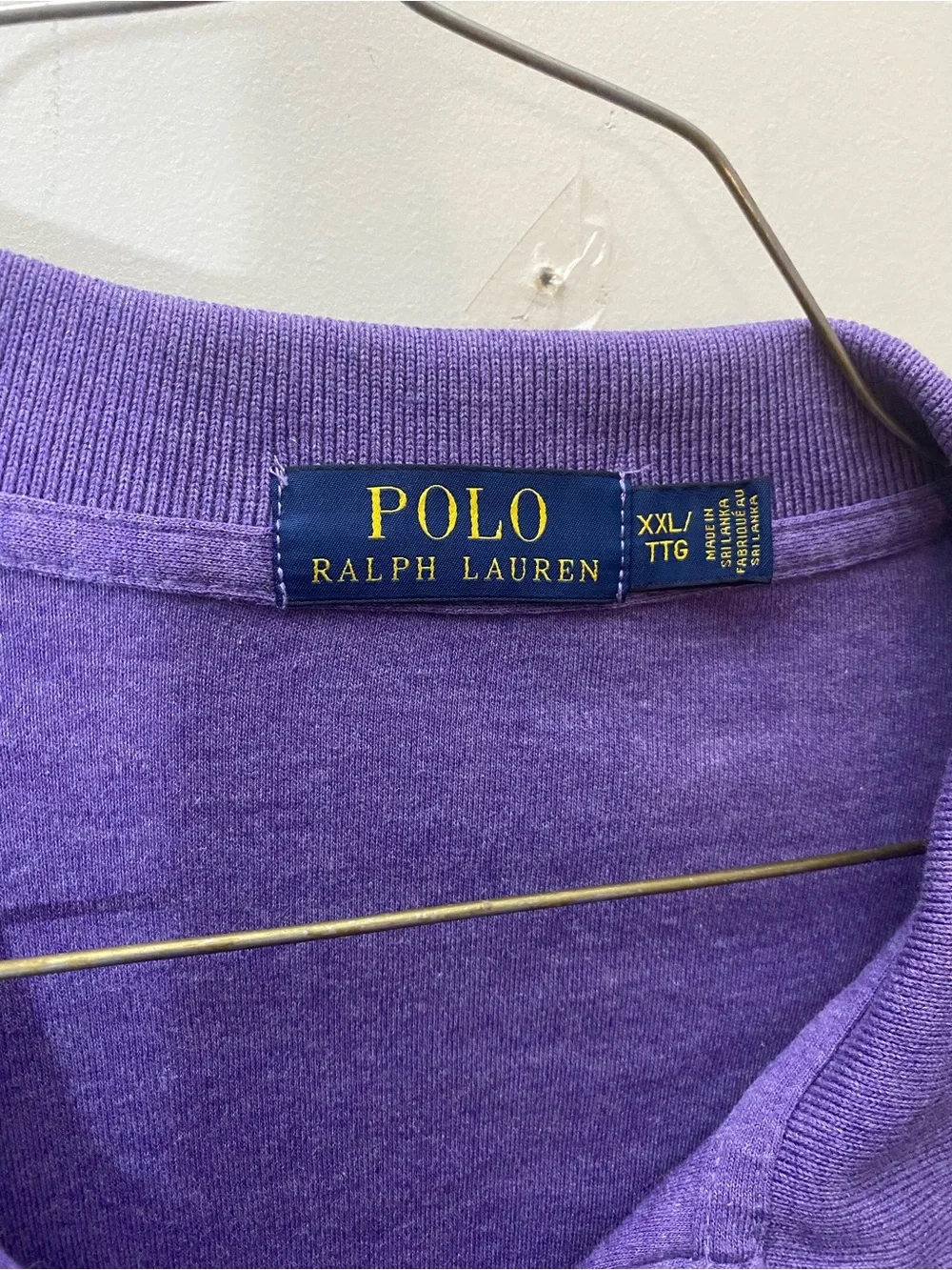 Ralph Lauren Long Sleeve Polo Shirt - Purple